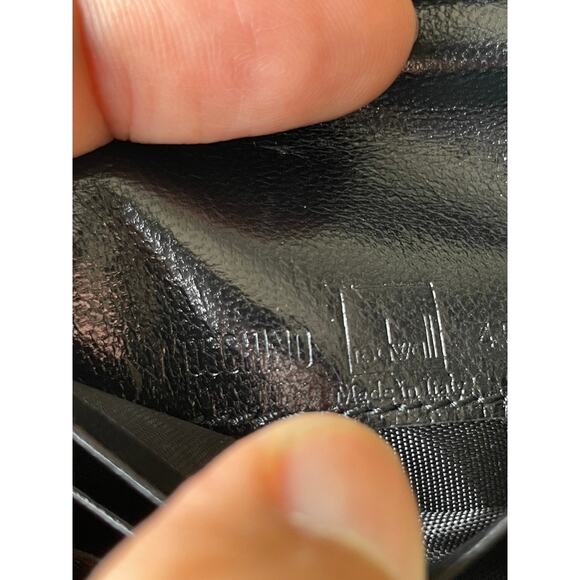 Moschino Leather Wallet Women’s Black Butter Soft Logo Bifold Designer Purse - Picture 7 of 10